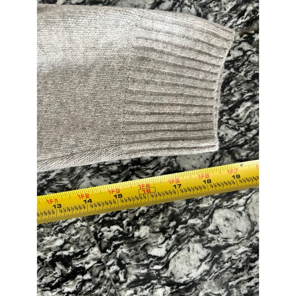 Gap Womens XXL Tall Gray Turtleneck Oversized Sweater Dress Long Sleeve Knit - Picture 3 of 6